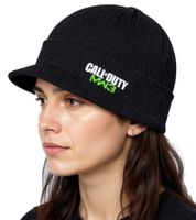 Call of Duty MW3 Video Game Beanie with MW3 Embroidery, Knitted Hat, Fan Beanie, 84680CDT, Black