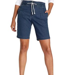 Arizona Damen Jeans-Shorts modische Denim-Hose Baumwoll-Jeans 30320469 Dunkelblau