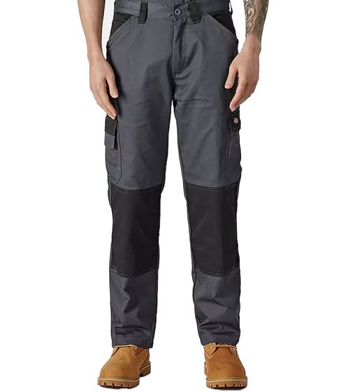 Dickies Herren Arbeits-Hose mit zahlreichen Taschen Arbeitskleidung Work-Wear 26162500 Grau/Schwarz