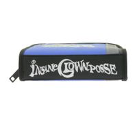 BIOWORLD MERCHANDISING reflective CD case from the band "INSANE CLOWN POSSE" for 24 CDs, blue/black/white/yellow