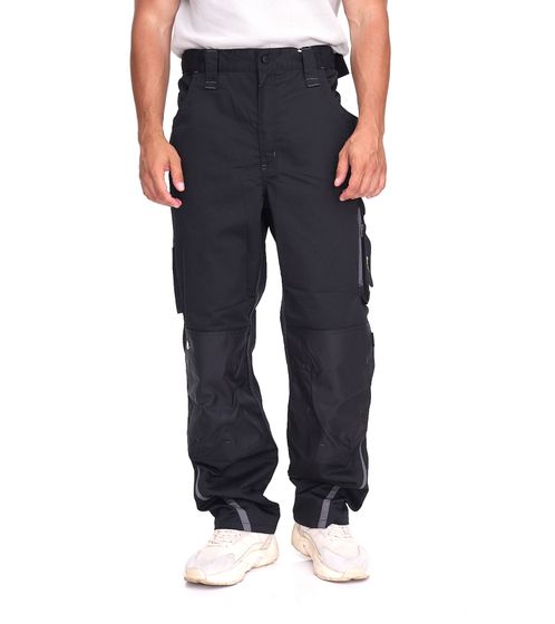 NORTHERN COUNTRY Bundhose Herren Arbeits-Hose Cordura-Verstärkt Berufsbekleidung Heimwerker-Hose 76409166 Schwarz
