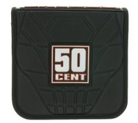 BIOWORLD MERCHANDISING reflective CD case from the band "INSANE CLOWN POSSE" for 24 CDs, blue/black/white/yellow