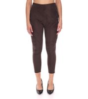 NAVIGAZIONE Alina Women's Suede-Look Pull-On Trousers Boot Pants 78992442 Brown