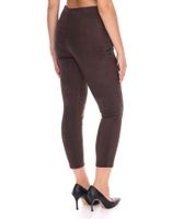 NAVIGAZIONE Alina Women's Suede-Look Pull-On Trousers Boot Pants 78992442 Brown