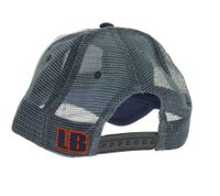 BIOWORLD MERCHANDISING Adjustable "Limp Bizkit" Baseball Cap with Breathable Mesh Insert, Blue/Gray