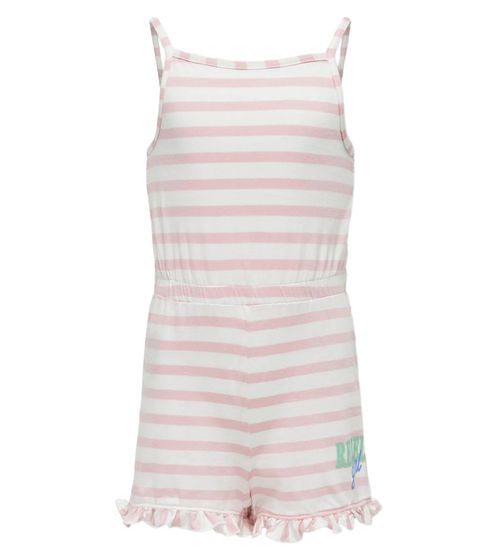 ONLY Kids' Jumpsuit for Girls, Summer Overalls, Kogmay Playsuit 83509765 Pink/White
