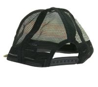 Baseball cap with "GANSTA" lettering. Camouflage trucker cap with mesh insert. Green/Khaki/Red/Gray/White.