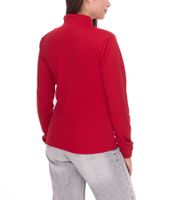 adidas Entrada 22 Damen nachhaltiger Sport-Pullover Trainings-Shirt mit AEROREADY Technologie Troyer-Pullover Langarm-Shirt Rot, Schwarz oder Dunkelblau