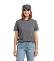 METALLICA Unisex Cap Baumwoll-Cap im millitärischen Schnitt mit gesticktem Logo Kopfbedeckung 2523MET Grau