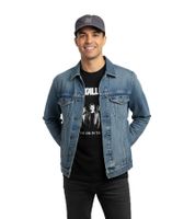 METALLICA Unisex Cap Baumwoll-Cap im millitärischen Schnitt mit gesticktem Logo Kopfbedeckung 2523MET Grau