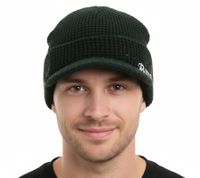RAMONES Unisex Beanie mit Ramones-Logo und NY Punk Rock Schriftzug Schirm-Beanie Freizeit-Mütze Schwarz/Rosa/Weiß