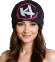 Killer Instinct Beanie kuschelige Gaming-Mütze stylische Strick-Beanie Fan-Artikel KC230307RAR Schwarz