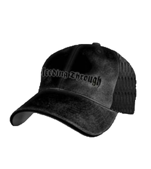 Bleeding Through Unisex Metalcore-Band Trucker-Cap mit atmungsaktiven Mesh-Einsatz Baseball-Cap TC109514BTH Schwarz