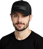 Bleeding Through Unisex Metalcore-Band Trucker-Cap mit atmungsaktiven Mesh-Einsatz Baseball-Cap TC109514BTH Schwarz