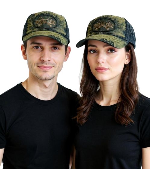 Underoath Unisex Metalcore Band Trucker Cap with Breathable Mesh Insert Baseball Cap TC108718UND Brown/Black