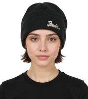 Fender Beanie with Metal Logo - Knitted Hat from the Famous Guitar Manufacturer - Fan Beanie KC230303FEN Black