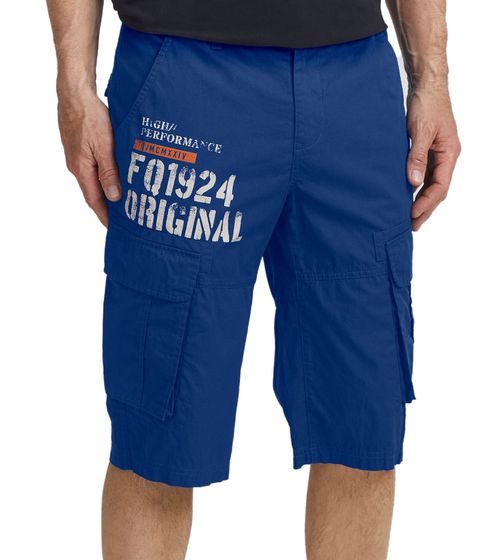 FQ1924 Mael Herren Freizeit-Bermuda Cargo-Shorts Baumwoll-Hose Sommer-Hose 21900196 181018 Blau