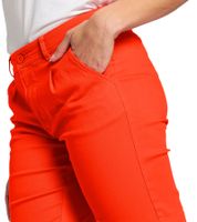 Bermuda in tessuto da donna BOYENS'S, pantaloncini estivi corti in cotone, 65408166, rosso/arancione