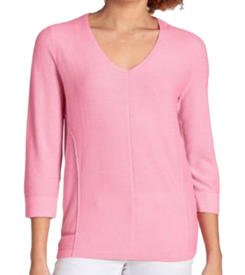 BOYSENS´S Damen Strick-Pullover mit V-Ausschnitt und 3/4-Ärmeln Sommer-Pulli 73541209 Rosa