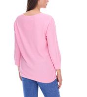 Suéter de punto BOYSENS'S para mujer con cuello en V y mangas 3/4, suéter de verano 73541209 rosa