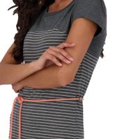 ALIFE AND KICKIN ClarissaAK B Women's Summer Dress with Tonal Drawstring Waist, Mini Dress, Cotton Dress, 58427169 Gray ALIFE AND KICKIN ClarissaAK B Women's Summer Dress with Tonal Drawstring Waist, Mini Dress, Cotton Dress, 58427169 Gray