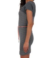 ALIFE AND KICKIN ClarissaAK B Women's Summer Dress with Tonal Drawstring Waist, Mini Dress, Cotton Dress, 58427169 Gray ALIFE AND KICKIN ClarissaAK B Women's Summer Dress with Tonal Drawstring Waist, Mini Dress, Cotton Dress, 58427169 Gray