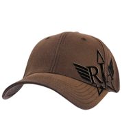 Unisex trucker cap from the rock band "Red Jumpsuit Apparatus" baseball cap with RJA Wing logo TC110825RJA Brown
