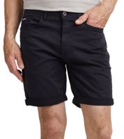 Bermuda casual da uomo FQ1924 Josh, pantaloni in cotone con risvolto, 21900320-ME, neri Bermuda casual da uomo FQ1924 Josh, pantaloni in cotone con risvolto, 21900320-ME, neri