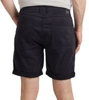 Bermuda casual da uomo FQ1924 Josh, pantaloni in cotone con risvolto, 21900320-ME, neri Bermuda casual da uomo FQ1924 Josh, pantaloni in cotone con risvolto, 21900320-ME, neri