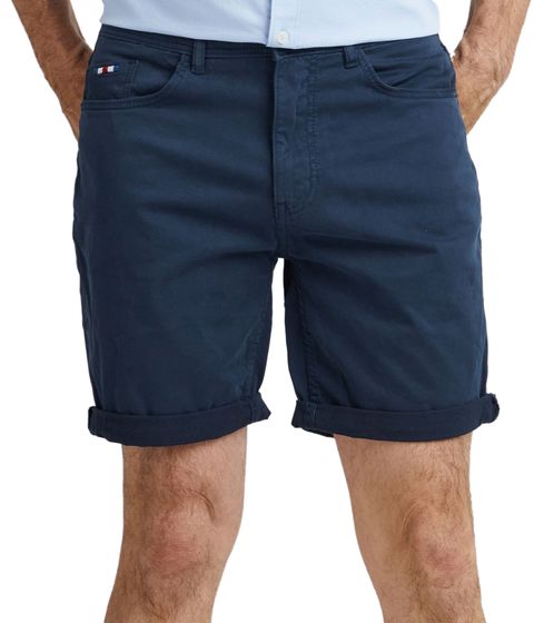 FQ1924 Josh Men's Casual Bermuda Shorts, Cotton Trousers with Turn-Up Hem, 21900320 193923 Navy