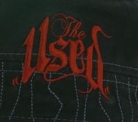 The Used Unisex Cotton Cap in a Military Cut with a Slightly Curved Cut, Black/Red