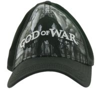 GOD OF WAR Unisex Trucker Cap from the Gaming Range. Baseball Cap with Silhouette TC125186GCW0 Black/Gray/White