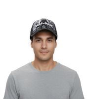 GOD OF WAR Unisex Trucker Cap from the Gaming Range. Baseball Cap with Silhouette TC125186GCW0 Black/Gray/White