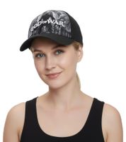 GOD OF WAR Unisex Trucker Cap from the Gaming Range. Baseball Cap with Silhouette TC125186GCW0 Black/Gray/White