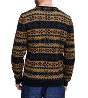 11 PROJECT PRPasco Men's Knit Sweater with Wool Content, Long-Sleeved Shirt, 20716671 194007 Beige/Black/Green 11 PROJECT PRPasco Men's Knit Sweater with Wool Content, Long-Sleeved Shirt, 20716671 194007 Beige/Black/Green