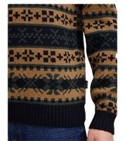 11 PROJECT PRPasco Men's Knit Sweater with Wool Content, Long-Sleeved Shirt, 20716671 194007 Beige/Black/Green 11 PROJECT PRPasco Men's Knit Sweater with Wool Content, Long-Sleeved Shirt, 20716671 194007 Beige/Black/Green