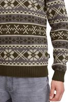 11 PROJECT PRPasco Men's Wool-Blend Knit Sweater, Long-Sleeved Shirt, 20716671, 190414, Blue/White/Black 11 PROJECT PRPasco Men's Wool-Blend Knit Sweater, Long-Sleeved Shirt, 20716671, 190414, Blue/White/Black