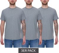 3-pack PUMA Men's Cotton T-Shirts, Crew Neck Basic T-Shirt 678256 02 in Black or 683509 01 in Gray