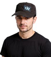 Camp Kill Yourself Unisex Cotton Cap in a Military Cut with a Slightly Curved Cut FC101711CKY Black