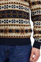 11 PROJECT PRPasco Men's Knit Sweater with Wool Content, Long-Sleeved Shirt 20716671 in Navy, Green, or Black 11 PROJECT PRPasco Men's Knit Sweater with Wool Content, Long-Sleeved Shirt 20716671 in Navy, Green, or Black