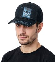 WWE "The Fiend" Unisex Cotton Cap in a Military Cut with a Slightly Curved Fit FC105892NGH Black