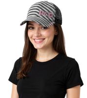 Pussycat Dolls Unisex R&B Trucker Cap Baseball Cap with Breathable Mesh Insert Cotton Cap Fan Hat TC110472PCD Black/White
