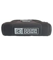 CD case from the rock band "3 Doors Down" for 24 CDs, CD protection, fan merchandise, black/white