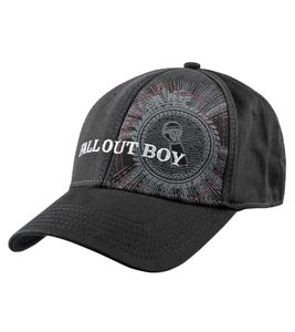 Fall Out Boy Unisex Pop-Punk Trucker Cap with Embroidered Logo Baseball Cap TC104179FOB Black