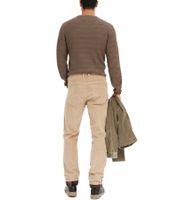 Men's Thermal Relaxed Fit Corduroy Trousers with Flannel Lining, Business Trousers, Cotton Trousers, 972195 Beige