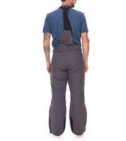 Pantalon de ski thermique fonctionnel pour homme avec plastron amovible, pantalon de snowboard imperméable, pantalon de neige 964505 Gris