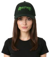 Ministry Unisex Industrial Metal Band Trucker Cap, Stylish Baseball Cap, Fan Merchandise TC101752MIN, Black
