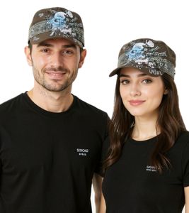 Underoath Unisex Metalcore Band Cotton Cap in a Military Cut with a Slightly Curved Fit FC107551UND Brown