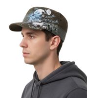 Underoath Unisex Metalcore Band Cotton Cap in a Military Cut with a Slightly Curved Fit FC107551UND Brown