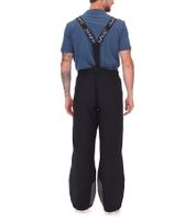 Pantalones de esquí funcionales para hombre con paranieves, pantalones térmicos, pernera recta, corte regular, pantalones de nieve, 905129 negro